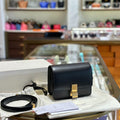 Celine Box Mini Black Calfskin Leather Crossbody Bag