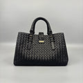 Bottega Veneta Roma Intrecciato Leather Tote Bag