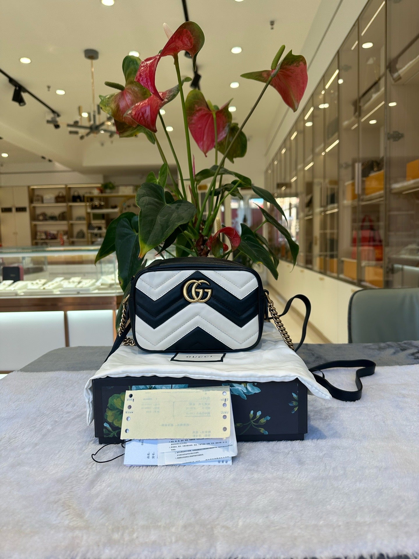 Gucci GG Marmont Matelassé Mini Camera