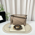 Loewe Puzzle Leather Mini taupe Bag