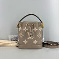 Louis Vuitton Monogram Empreinte Noé Nano Bucket
