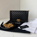 Chanel Boy Medium Handbag Black