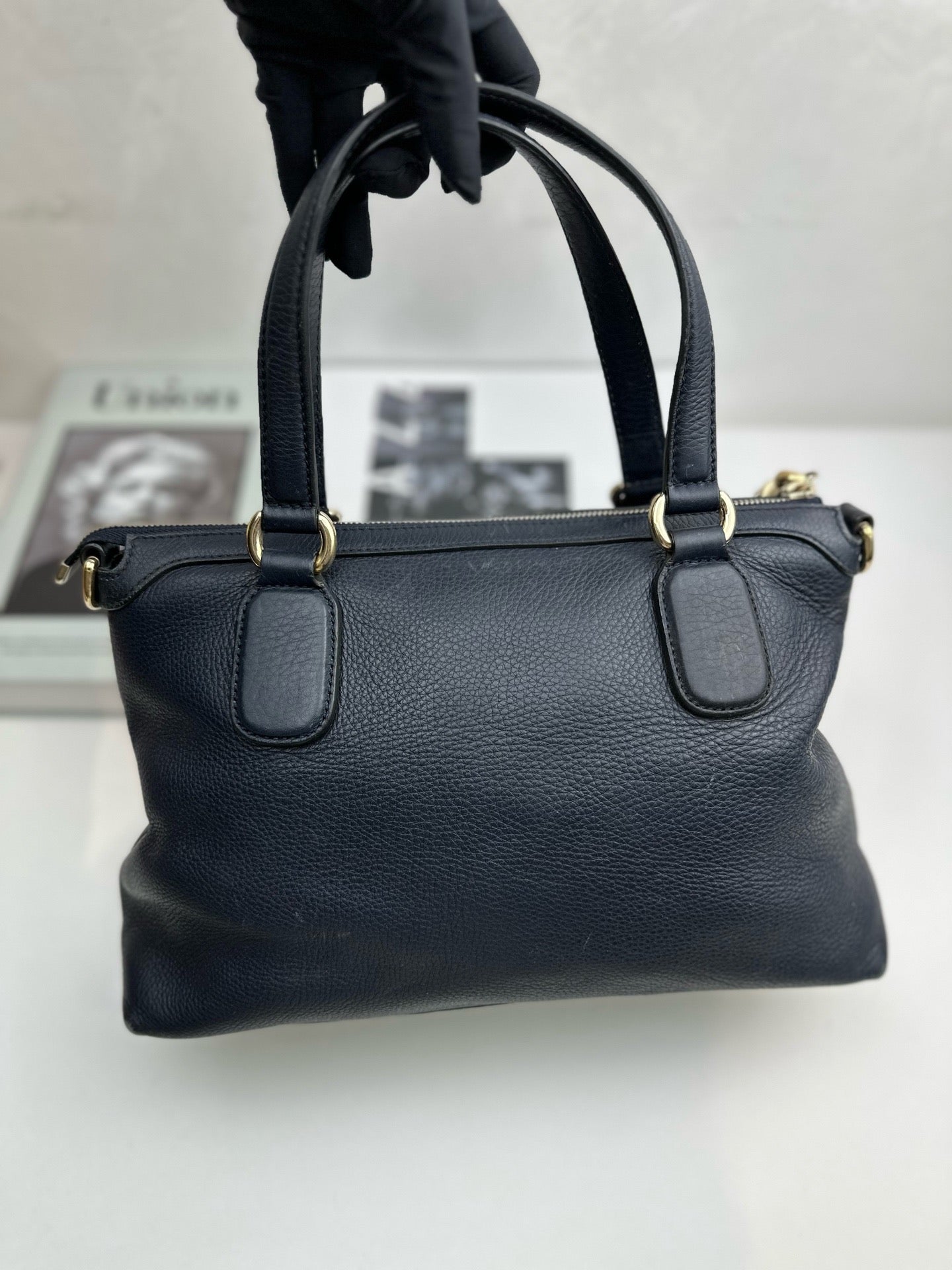 Gucci Soho Navy Tote