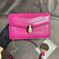 Bvlgari Serpenti Forever Pink Leather Crossbody Bag