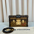 LOUIS VUITTON Monogram Canvas Hard Trunk Clutch