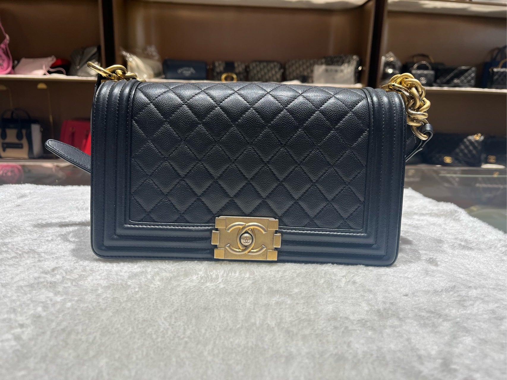 Chanel Le Boy Medium Black