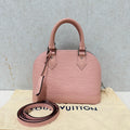 Louis Vuitton Alma BB Pink Epi Leather
