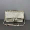 Chanel Medium Flap Cream Sequin