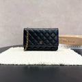 Chanel Wallet On Chain WOC, Black