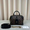 Louis Vuitton Brown Petite Malle Souple Small
