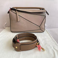 Loewe Light Taupe Grained Calfskin Medium
