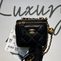 CHANEL 22S Mini Vanity Case with Gold Ball Chain Bag