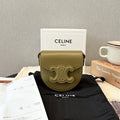 Celine Besace Cuir Triomphe Mini Saddle Bag
