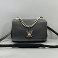 Louis Vuitton Black Leather Lockme