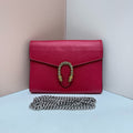 Gucci Dionysus WOC Wallet On Chain Crossbody Bag in Red