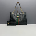 Gucci Rajah Tote Bag with Pouch