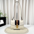 GUCCI Sylvie Leather Shoulder Bag