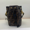Fendi Mini Mon Tresor Embossed FF