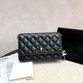 Chanel 24A WOC, Black Lambskin