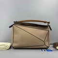 Loewe Puzzle Small Beige Grained