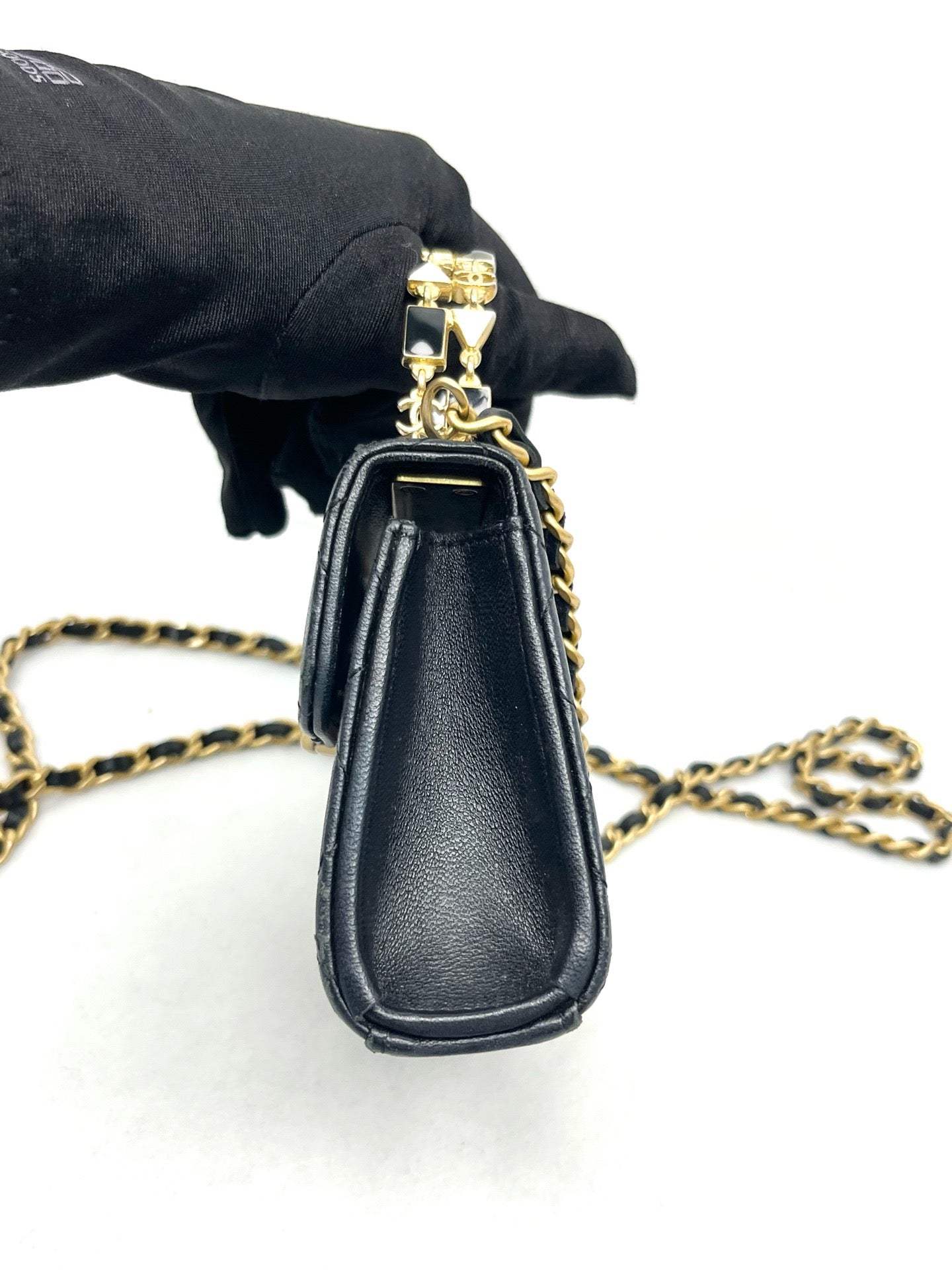 Chanel 22B Mini Black Lambskin Flap Bag