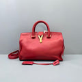 YSL Cabas Chyc Large Red
