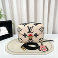 Louis Vuitton Pochette Metis Crafty Embossed Leather Bag