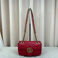 GUCCI Marmont 22 Bag Red