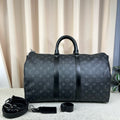 Louis Vuitton Keepall 45 Monogram Eclipse Travel Bag
