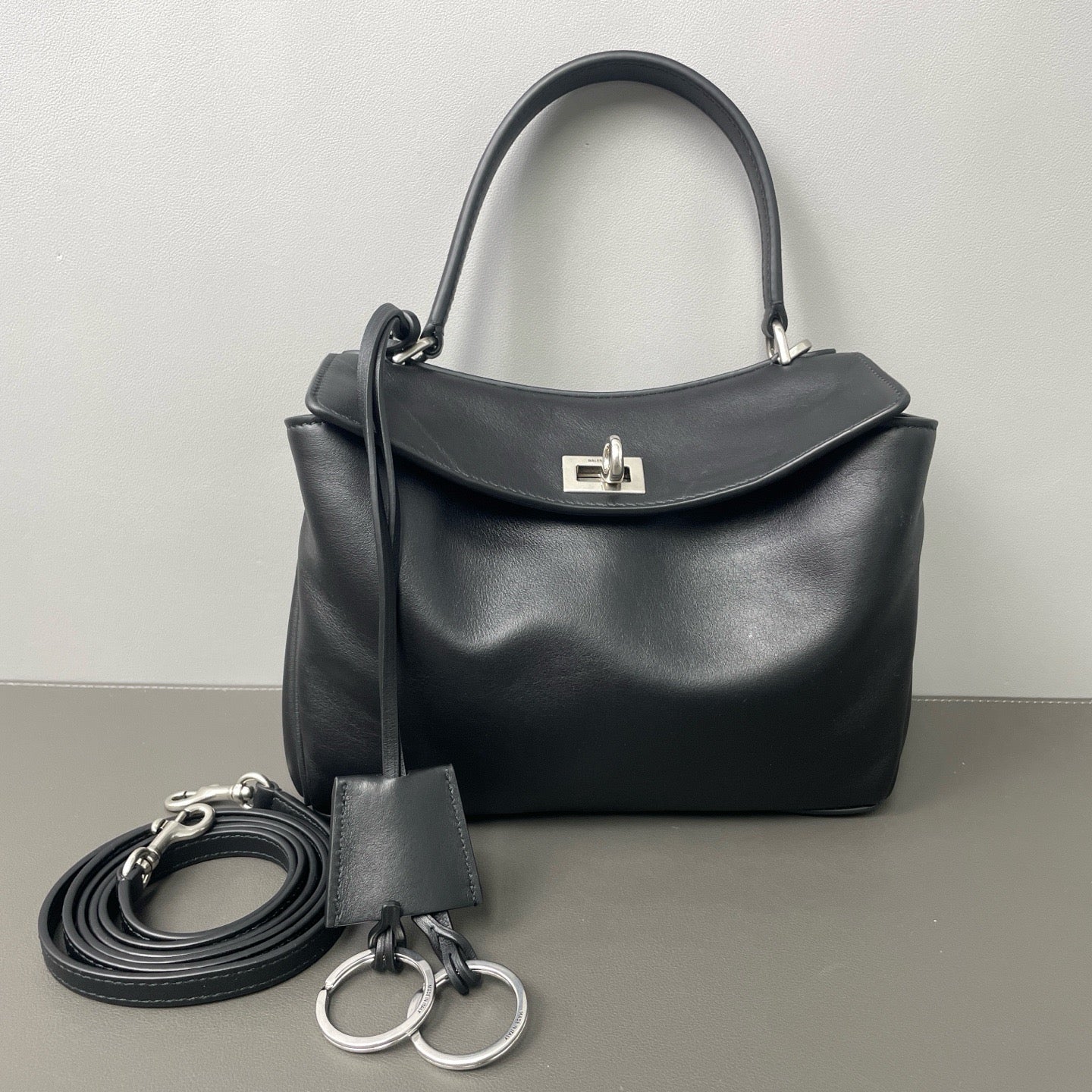 Balenciaga Black Rodeo Mini