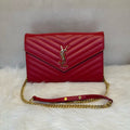 Saint Laurent Envelope chain wallet