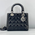 Dior Lady Dior Black Patent Cannage