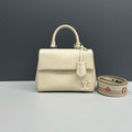 Louis Vuitton Mini Cluny Epi Leather Handbag White
