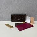 Louis Vuitton Felicie Pochette Monogram Wallet On Chain