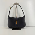 YSL Saint Laurent Smooth Leather Shoulder Hobo