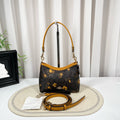 COACH Laurel Small Floral Bag Brown