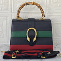 Gucci Dionysus Bamboo Medium 27cm Navy Red Green