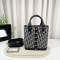 Dior Avenue Bucket Bag Oblique Monogram Black 22cm