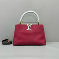 Louis Vuitton Capucines Bicolor Calfskin Gold‑Tone Hardware