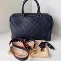 Louis Vuitton Speedy Bandoulière 30, Navy Monogram Empreinte
