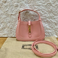 Gucci Jackie 1961 Mini Pink Smooth Leather Handbag