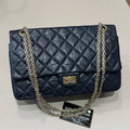 Chanel 2.55 Medium, Navy Blue