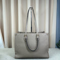 LV Onthego MM Bag Elephant Grey Empreinte Leather