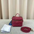 Dior Lady Dior Vanity Micro Pink Cannage Leather