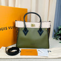 Louis Vuitton On My Side MM Bag Multicolor Green Mix 31cm