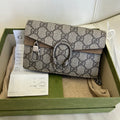 Gucci Dionysus Mini GG Supreme Canvas Chain Crossbody Bag