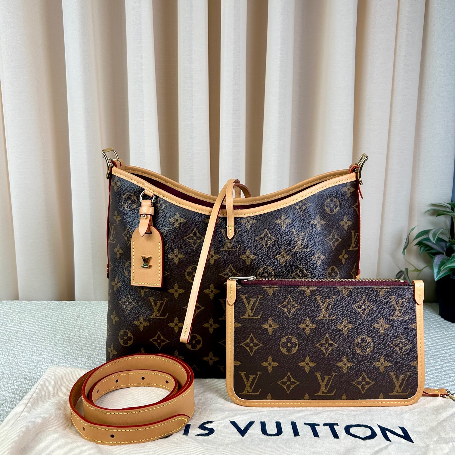 Authentic Pre-owned Louis Vuitton CarryAll PM Monogram Canvas Shoulder Bag