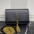 Saint Laurent Kate Medium Black Leather Crossbody Bag