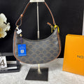 Celine Ava Triomphe Canvas Hobo Shoulder Bag