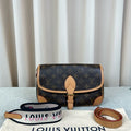 Louis Vuitton Diane Bag Medium Brown Canvas
